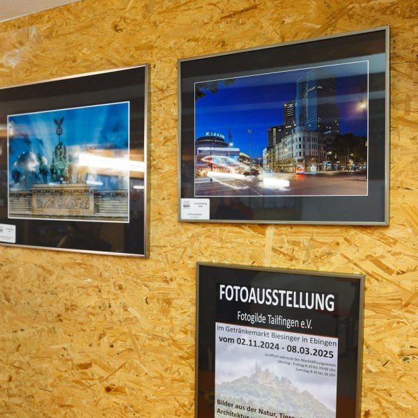 Fotoausstellung Getränkemarkt Biesinger Ebingen